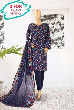 Bin Saeed Lawn 3 Piece Suit BIN173