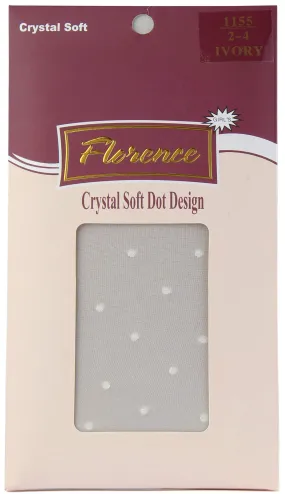 Florence Girls Crystal Soft Dot Design Tights Style: 1155