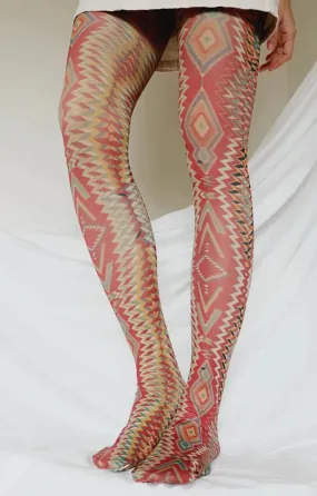 Germantown Eyedazzier Printed Art Tights